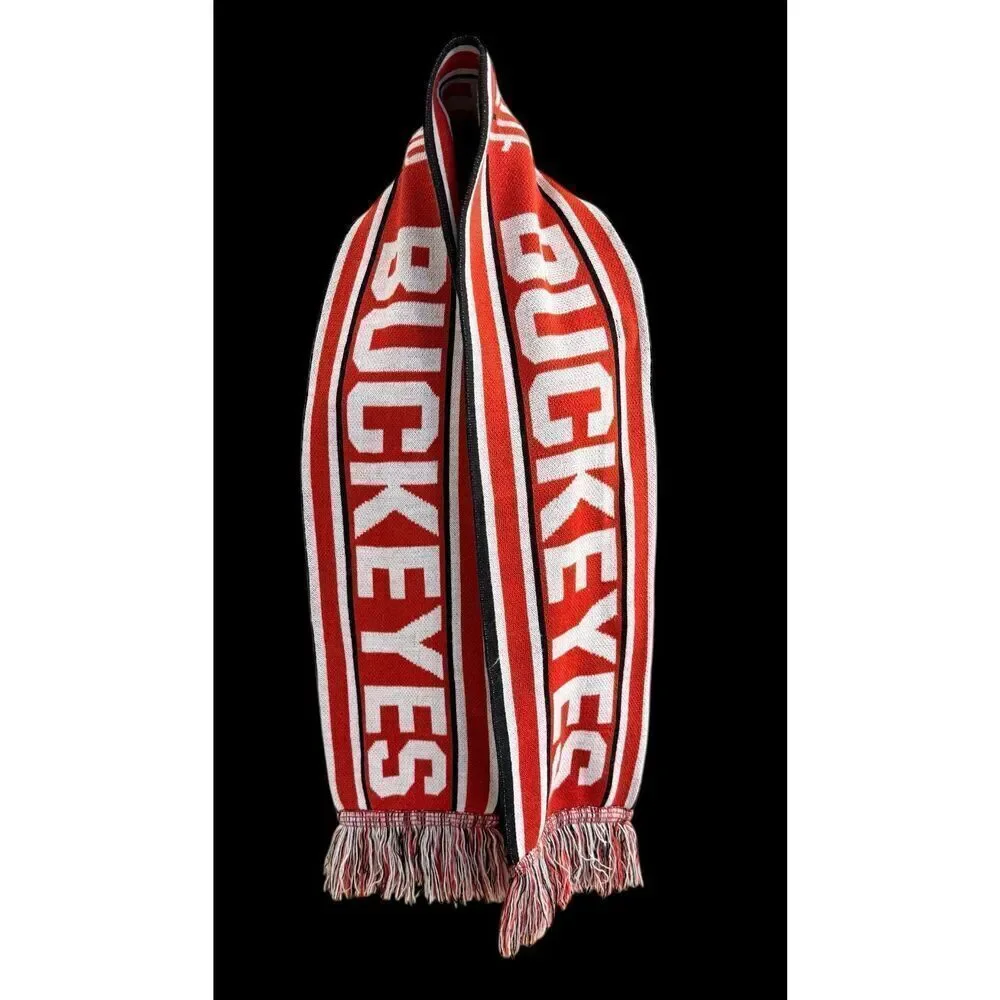 Ohio State Buckeyes Knit Scarf Reversible Battle Cry Unisex